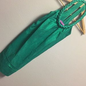 Calypso 100% silk green dress